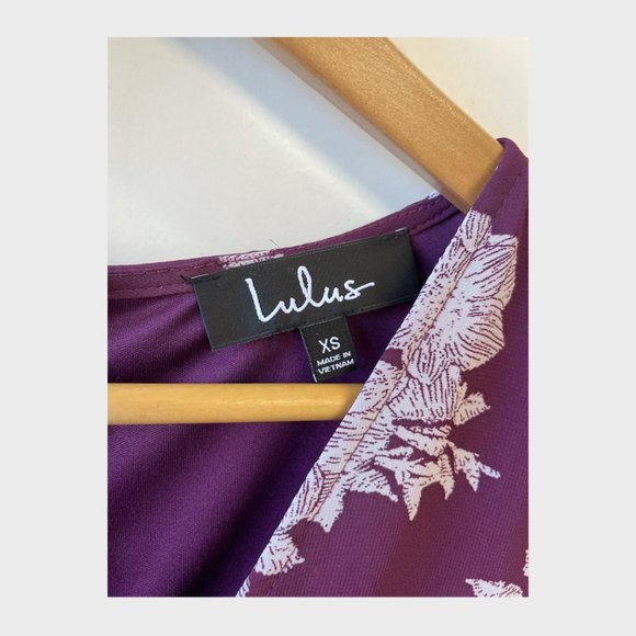 Unbelievable Beauty Purple Floral Dress - Picture 9 of 9